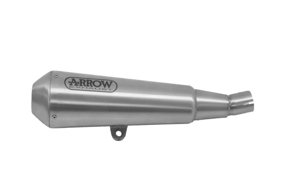 Arrow muffler Stainless steel, satin finish