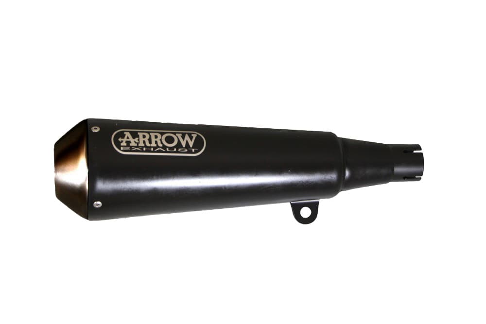 Arrow muffler Stainless steel, black finish