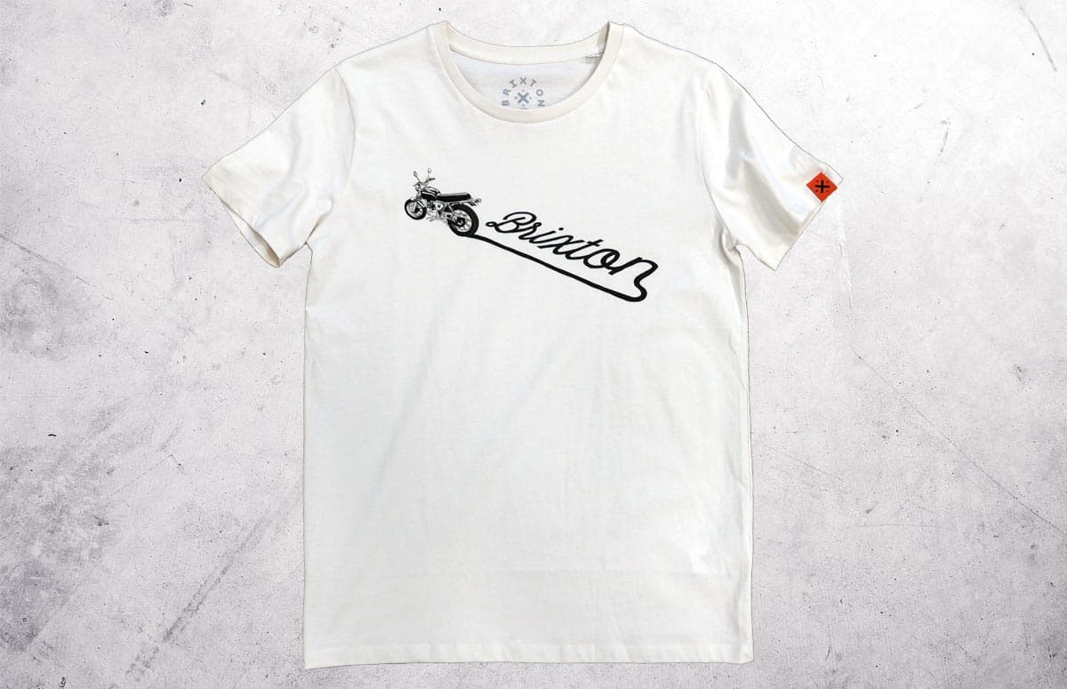 Brixton Motorcycles Custom parts - t-shirt white with black print