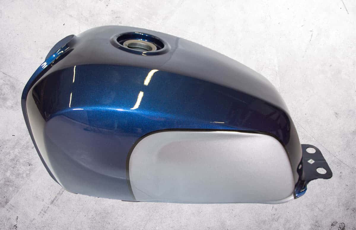 Brixton Motorcycles Custom Parts - fuel tank blue