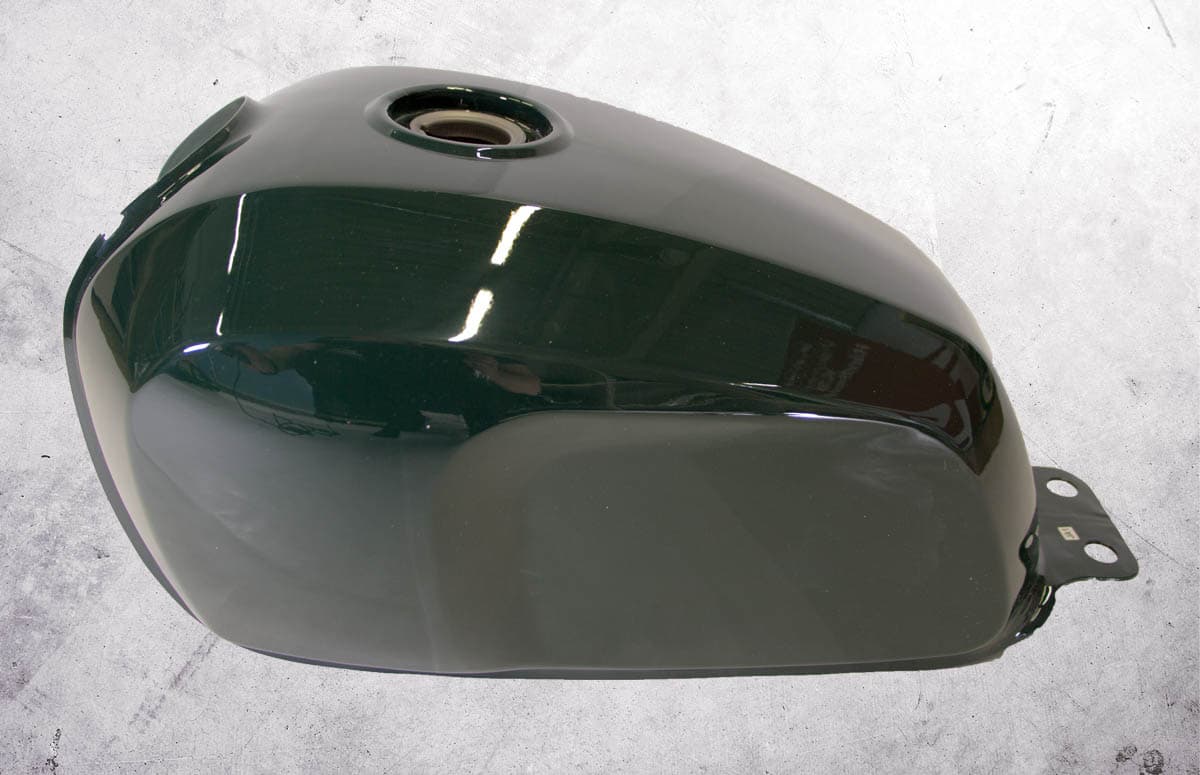 Brixton Fuel Tank Classic Green Custom Part