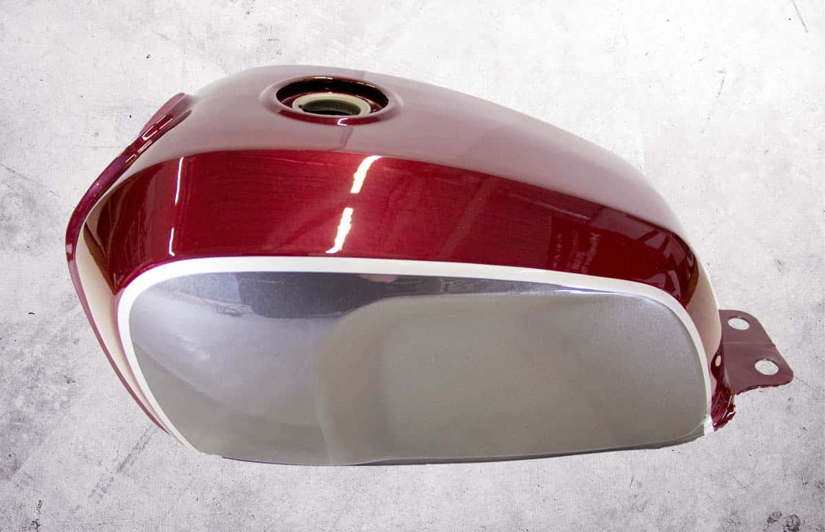 Brixton Motorcycles Custom Parts - fuel tank red/grey