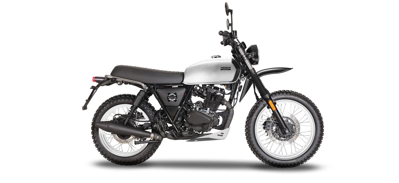 Brixton Felsberg 125 XC in Bullet Silver