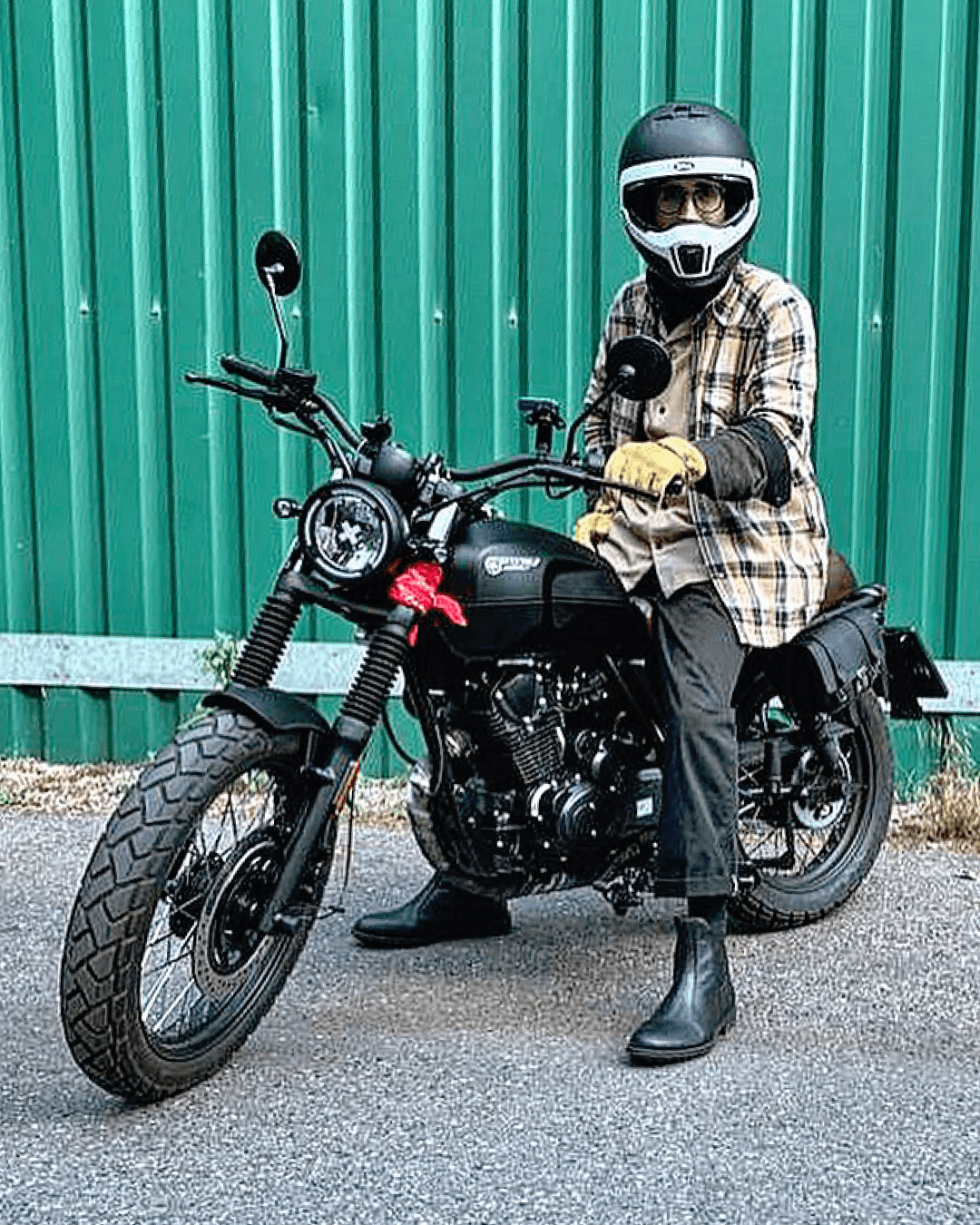 Brixton Motorcycles Rider of the month - Thomas on his Cromwell 125 in Backstage Black