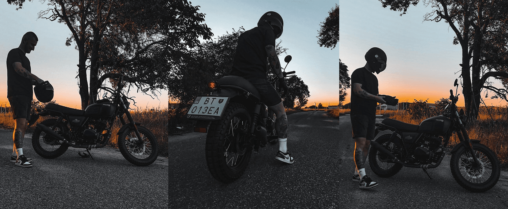photomontage of Rider of th