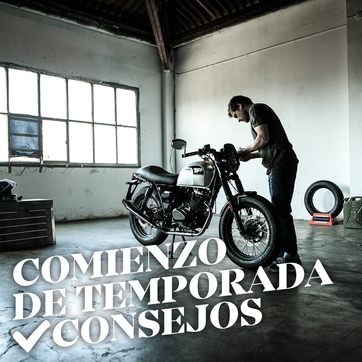 La primavera ya se acerca y es momento de sacar a tu moto de la invernación.