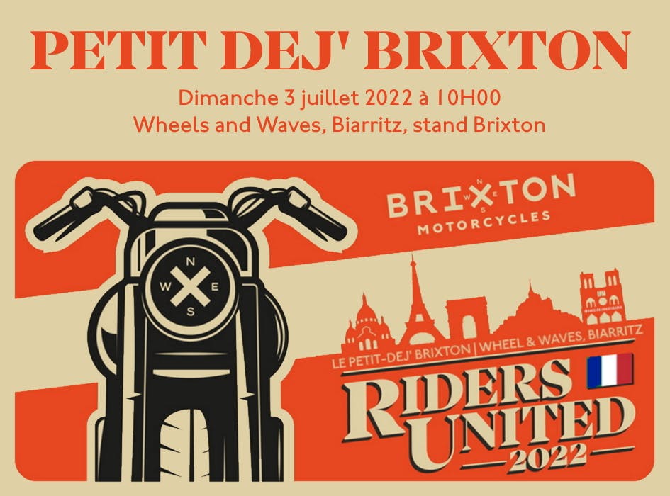 Riders United 2022 Le Petit-Dej' Brixton Wheel & Waves Biarritz