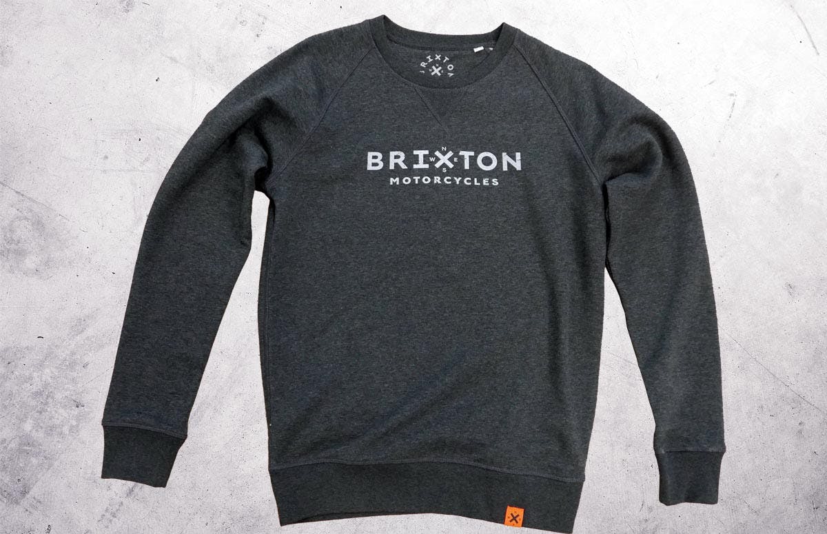 Brixton Motorcycles Custom parts - sweatshirt grey