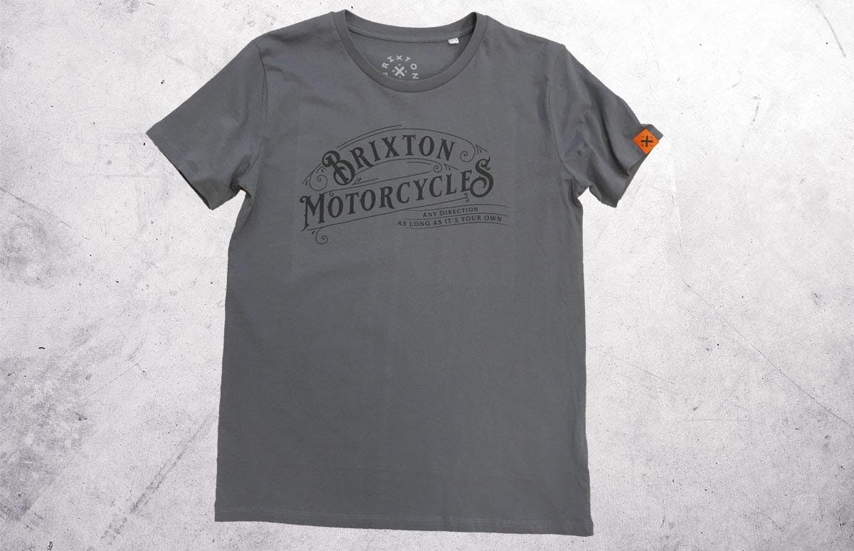 Brixton Motorcycles Custom parts - t-shirt grey